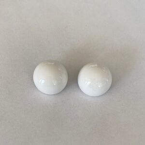 West Germany 🇩🇪 stamped vintage button style light weight clip earrings